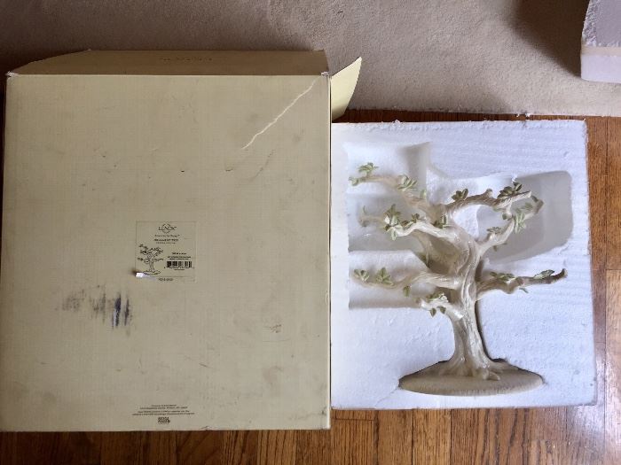 Lenox Tree and season ornaments (new in box).  "Spring" and "Autumn" available.