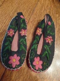 Child's embroidered shoes