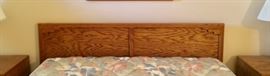 Queen Oak SW Headboard