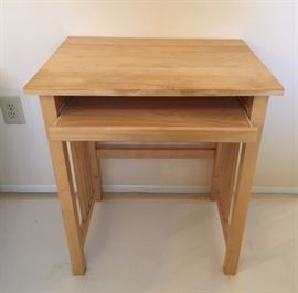 Light Wood Small Computer Desk