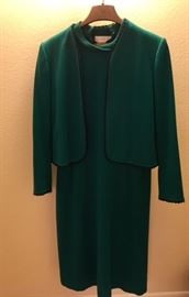 Vintage Green Dress/Jacket