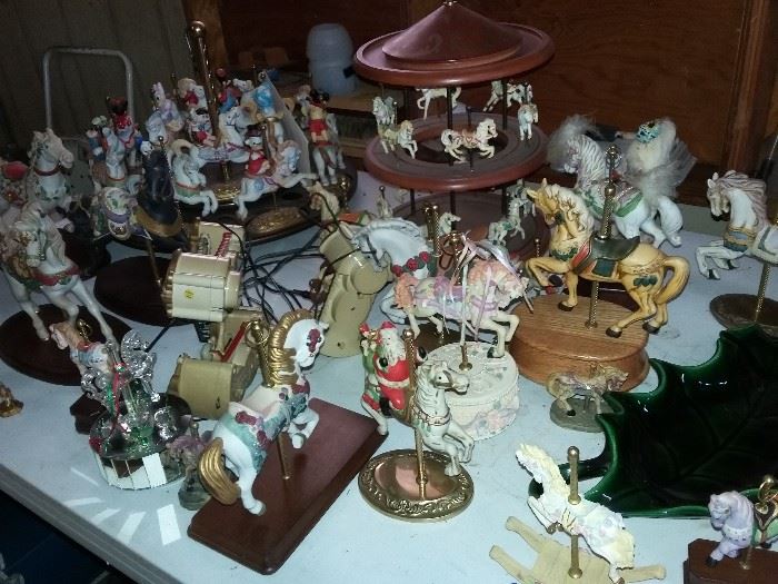 Carousel Horse Merry-Go-Around Figurines