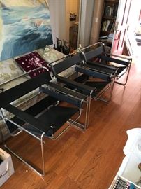warren mcarthur style mid century modern chairs