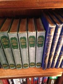 One of numerous sets of books