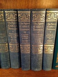 Beautifully bound - "The Papers of Adlai E. Stevenson" set