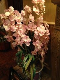 Artificial orchid arrangement