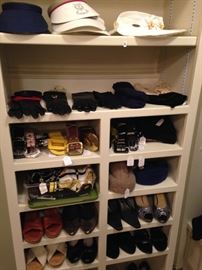 Hats, gloves, and shoes
