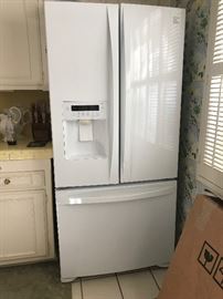 3-Door refrigerator with bottom pull out freezer, Elite by Kenmore