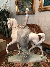 Lladro "Woman On A Horse" figurine 4516