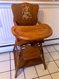 Vintage high chair