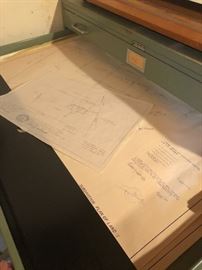 Filled with vintage plans for surrounding area and other projects!