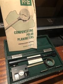 K & E Keuffel & Esser Compensating Polar PLANIMETER No.620000 Made In Germany