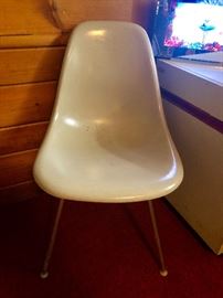 Herman Miller fiberglass stacking shell chair