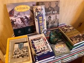Civil War memorabilia and books