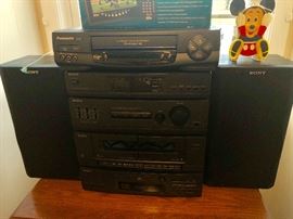 Sony system with Panasonic VHS