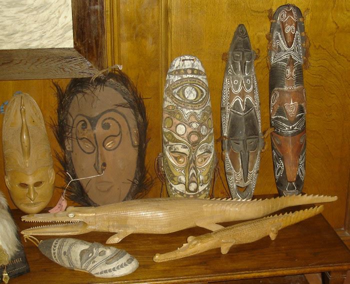 Masks and artifacts - Papua New Guinea