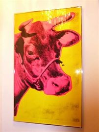 Andy Warhol (American, 1928-1987) "Cow" Screenprint