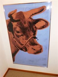 Andy Warhol (American, 1928-1987) "Cow" Screenprint