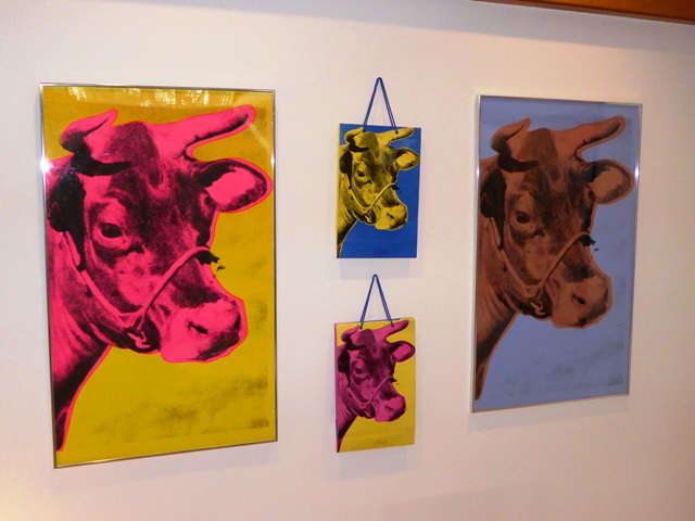 Andy Warhol (American, 1928-1987) "Cow", 1970, 2 Screenprints in colors from Open Edition