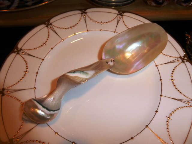Shell/Mother of Pearl Serving Spoon