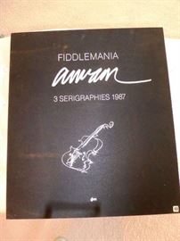 Fernandez Arman (French, 1928-2005) "Fiddlemania" Serigraph Portfolio