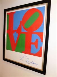 Robert Indiana (American, b. 1928) "Iconic Love", Serigraph, 2004, Edition of 2000, Signed in the Plate