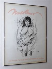 Mel Ramos (American, b. 1935) Exhibition Poster, Signed & Numbered