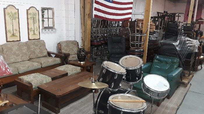Furniture, drum sets