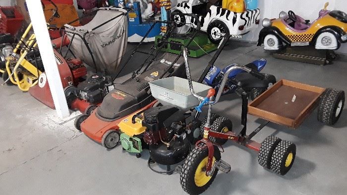 Very Cool & Unique Adult Tricycle & Trailer Set