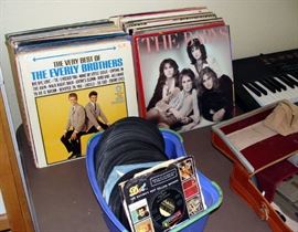 LP's, Record Albums, 45's, 1950's, 1960's, 1970's, 1980's