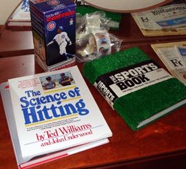 Baseball, Ted Williams, Football, Books, Sports, Starlin Castro, Bobble-head, Chicago Cubs
