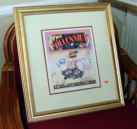Mary Engelbreit, Limited Edition, Signed Lithograph, Framed Print