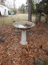 Concrete Birdbath