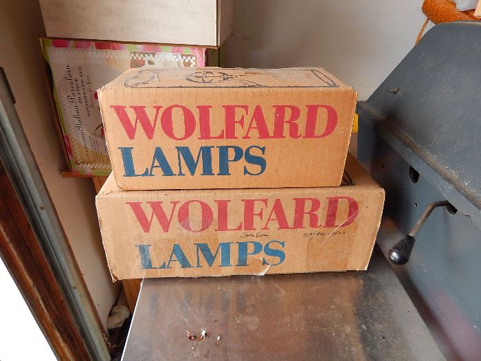 Wolfard Oil Lamps NIB