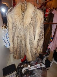 Women's 3/4 Length Lynx Fur Coat