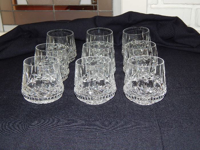 Waterford Roly Poly/ Old Fashion Glasses Lismore