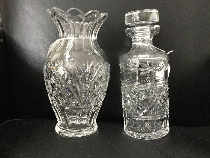 Waterford Decanter & Vase