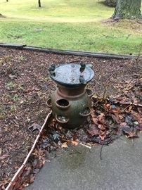 And outdoor planter and bird bath -- just in time for spring!