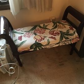 This is a nice bench/seat -- perfect for slipping on shoes or a short rest.