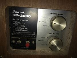 This is the back of one of the pair of Sansui SP-2000 speakers (I suppose you can read!)