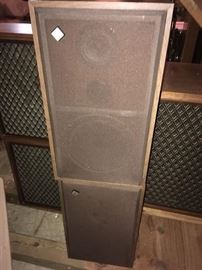 This is a set of BSR speakers with a set of Sansui SP-30's in the left background -- great stuff!