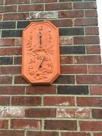 A nice terra cotta outdoor piece.