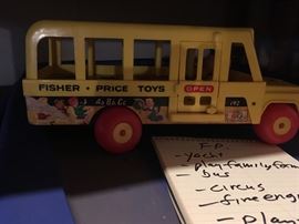 You're gonna be late -- don't miss the Fisher Price bus!