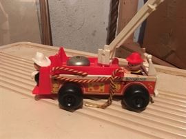 This is an excellent Fisher Price fire engine.