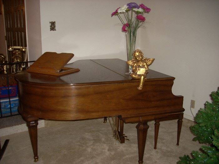 Kimball Baby Grand Piano and Bench (with storage)