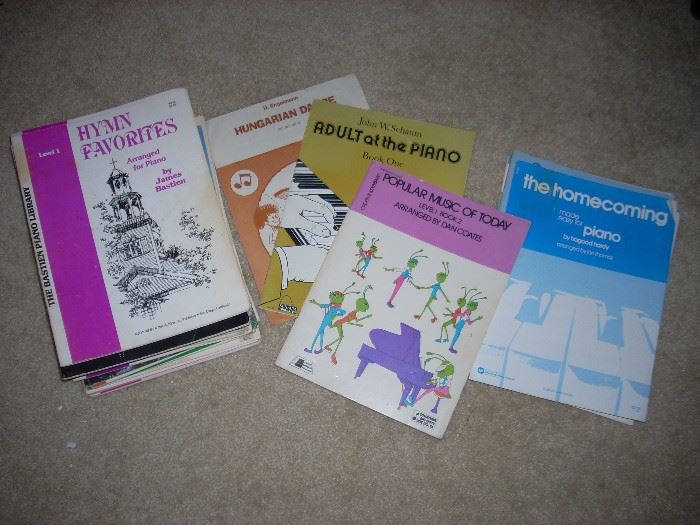 Music Sheets and Books, Lessons