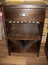 Wine Table with storage