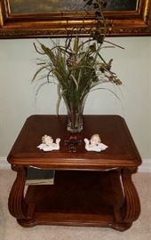 1 of 2 End Wood End Tables