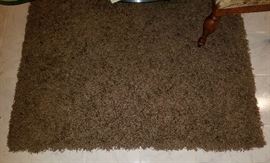 Brown Shag Rug 5'x8' by Dalyn