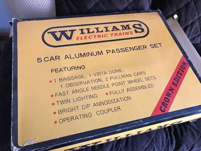 Williams aluminum train set